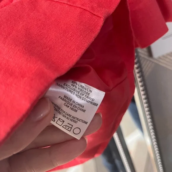 Red Ruffled Collar Jacket - Picture 3 of 3